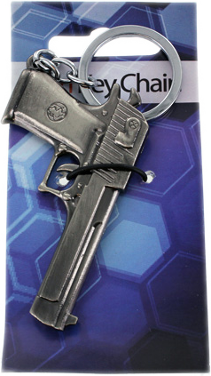 Semi-Auto Gun Keychain